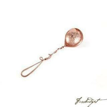 Load image into Gallery viewer, Copper Star Pattern Berry Spoon