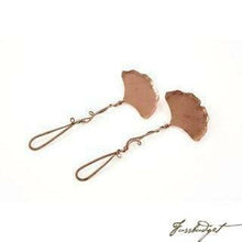 Load image into Gallery viewer, Copper Ginkgo Salad Set