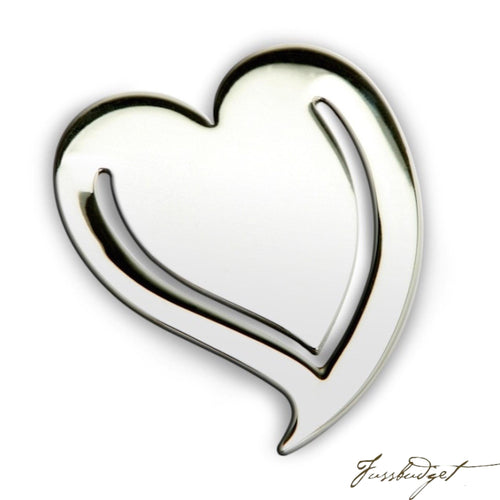 Heart Sterling Silver Baby Bookmark-Fussbudget.com