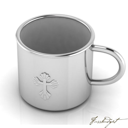 Sterling Silver Baby Cross Cup-Fussbudget.com