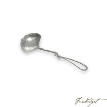 Load image into Gallery viewer, Silver Ginkgo Large Serving Spoon