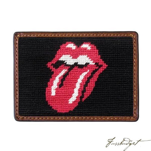 Rolling Stones Needlepoint Credit Card Wallet
