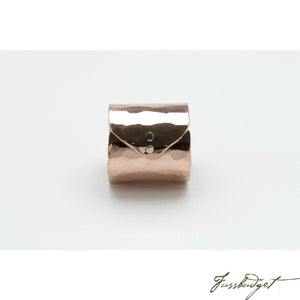 Copper Folded Envelope Napkin Ring