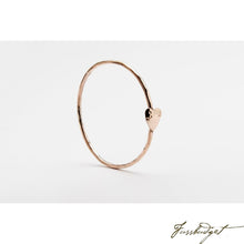 Load image into Gallery viewer, Copper Heart Bangle Bracelet