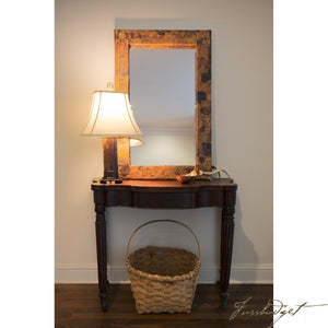 Copper Rectangular Patchwork Mirror-Fussbudget.com