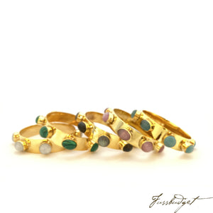 Megan Semiprecious Stone Bangle - Medium