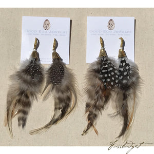 Feather Earrings-Fussbudget.com