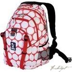 Big Dot Red & White Serious Backpack-Fussbudget.com