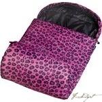 Pink Leopard Stay Warm Sleeping Bag-Fussbudget.com