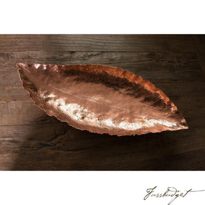 Copper Banana Leaf Bowl-Fussbudget.com