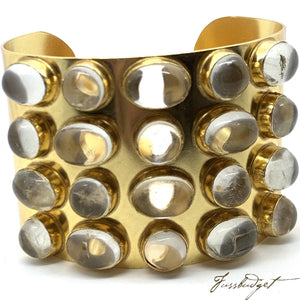 Wonder Woman Cuff Four Row - Rock Crystal