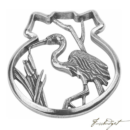 CAST HERON ORN