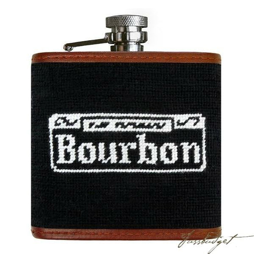 Bourbon Street Needlepoint Flask (Final Sale)