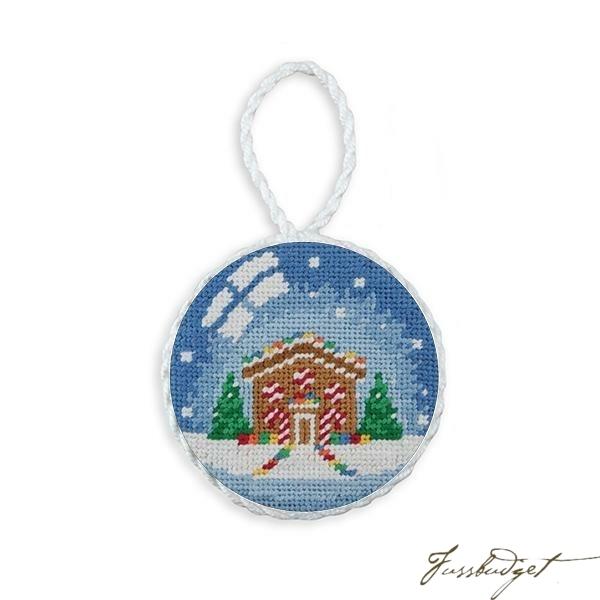 Snow Globe Needlepoint Ornament