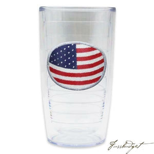 Big American Flag Needlepoint Tervis Tumbler