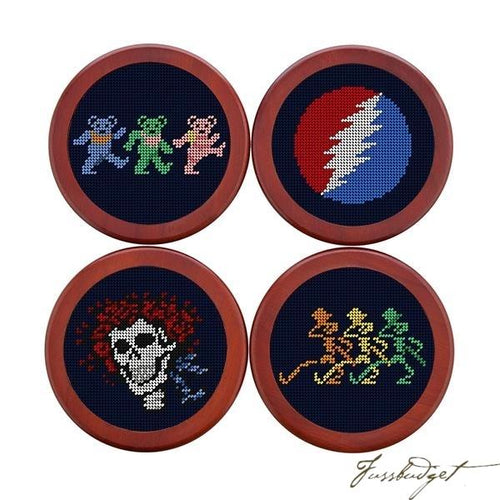 Grateful Dead Life Needlepoint Coaster Set