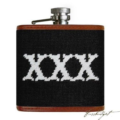 XXX Needlepoint Flask (Final Sale)