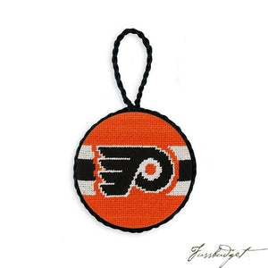 Philadelphia Flyers Needlepoint Ornament