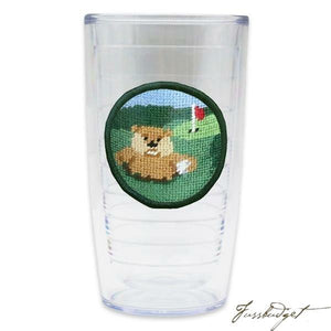 Gopher Golf Needlepoint Tervis Tumbler