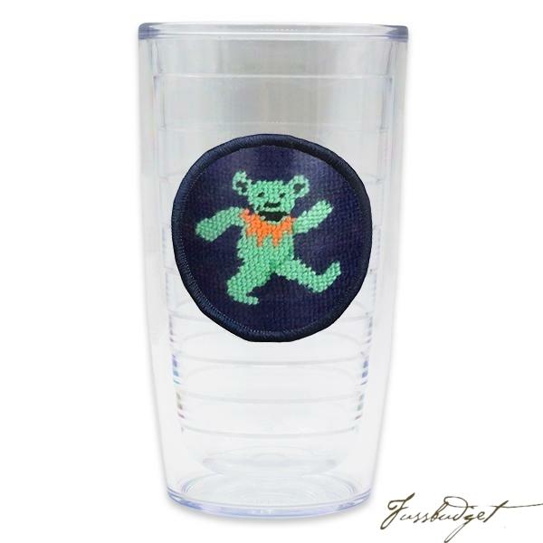 Dancing Bear Needlepoint Tervis Tumbler