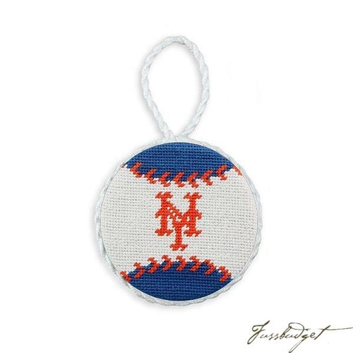 New York Mets Needlepoint Ornament