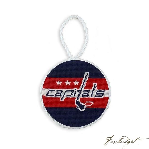 Washington Capitals Needlepoint Ornament