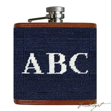 Load image into Gallery viewer, Monogrammed Needlepoint Flask