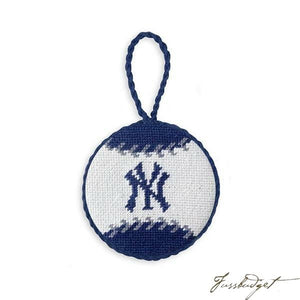 New York Yankees Needlepoint Ornament