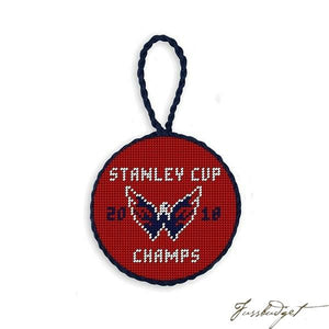 Washington Capitals 2018 Stanley Cup Needlepoint Ornament