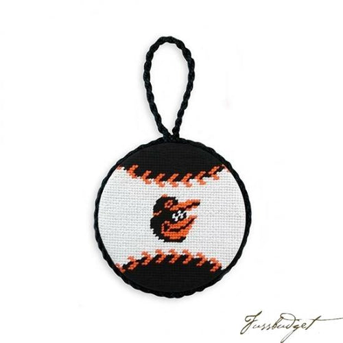 Baltimore Orioles Needlepoint Ornament