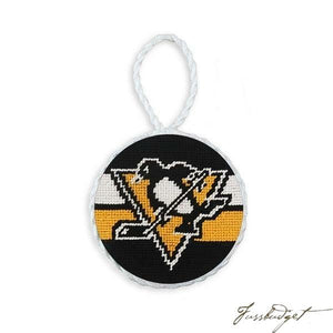 Pittsburgh Penguins Needlepoint Ornament