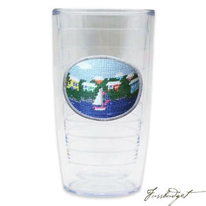 Island Time Needlepoint Tervis Tumbler