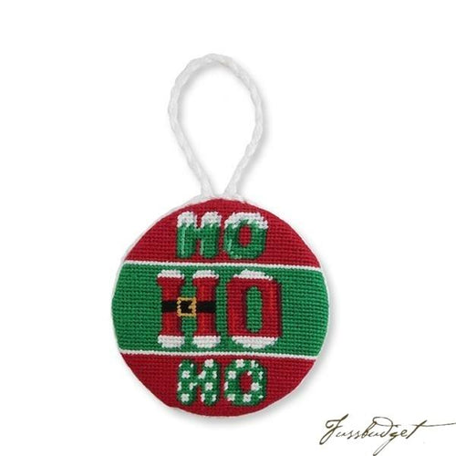 Ho Ho Ho Needlepoint Ornament