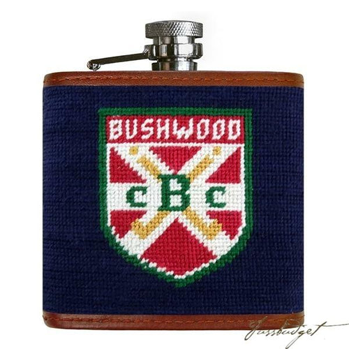 Bushwood Needlepoint Flask