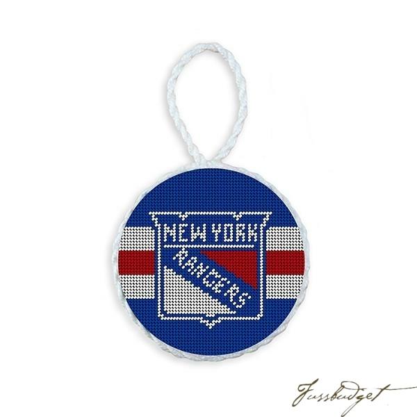 New York Rangers Needlepoint Ornament