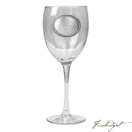 ROPE EDGE WINE GLASS 10.5 -PR.