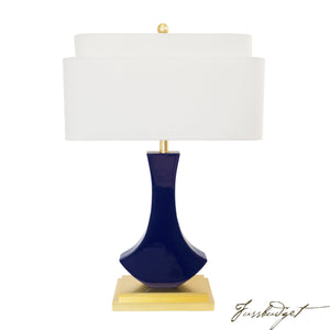 Bellaria Table Lamp [Indigo Blue]-Fussbudget.com