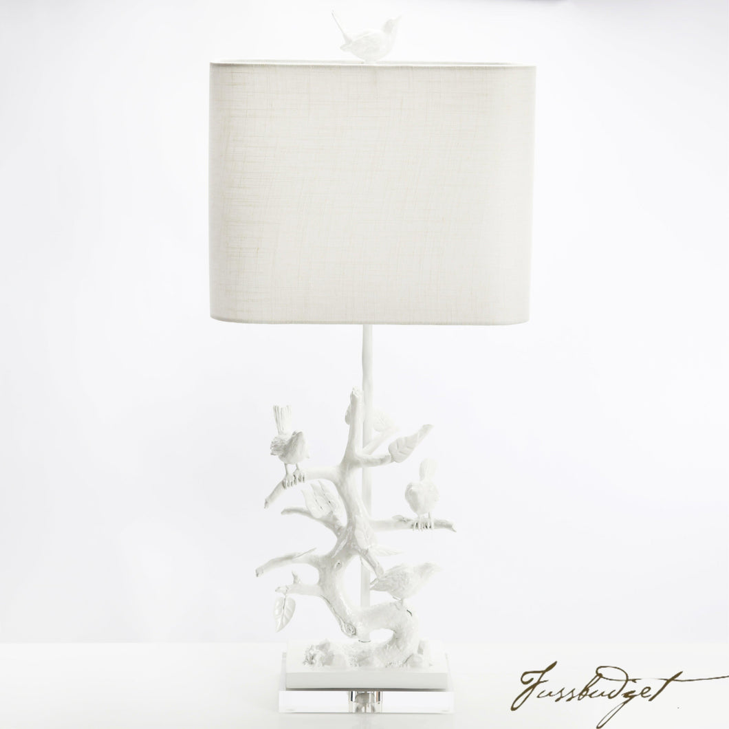 Bird on Branch Table Lamp-Fussbudget.com