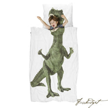Load image into Gallery viewer, Dinosaur Duvet Cover Set