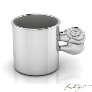 Sterling Silver Elephant Baby Cup-Fussbudget.com
