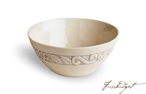 Flower Garden Medium Serving Bowl - Lavender