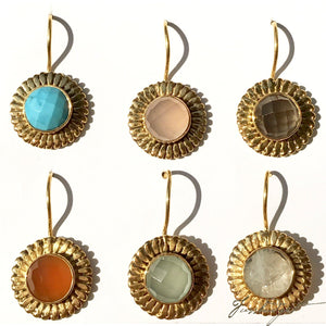 Mary Semiprecious Drop Earrings