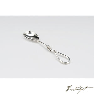 Hand Crafted Silver Relish Spoon-Fussbudget.com