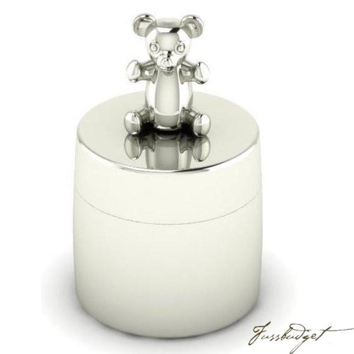 Sterling Silver Teddy Box-Fussbudget.com