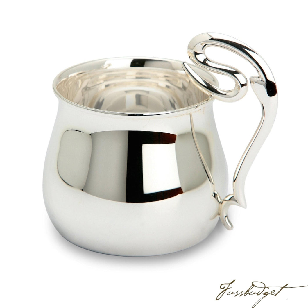 Sterling Silver Curve Baby Cup-Fussbudget.com
