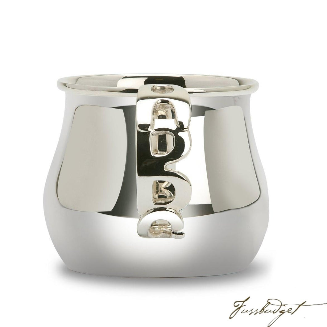 Sterling Silver ABC Baby Cup-Fussbudget.com