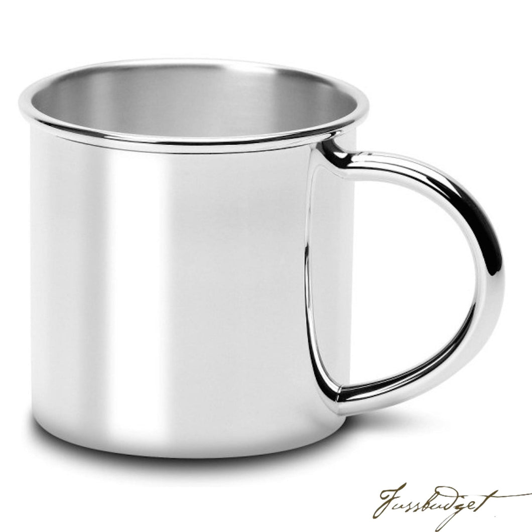 Traditional Silver Plated Baby Cup-Fussbudget.com