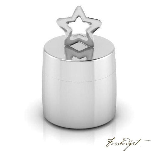Star Silver Plated Keepsake Box