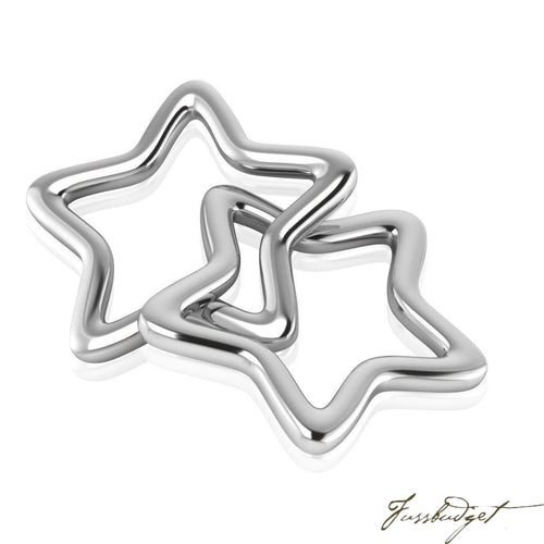 Baby Silver Plated Star Ring Rattle