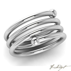 Sterling Silver Spiral Napkin Ring- Set of 2-Fussbudget.com